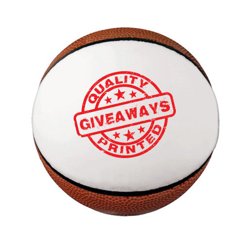 Personalized Mini Signature Basketball (5" dia.) (Q9050) -  - 1