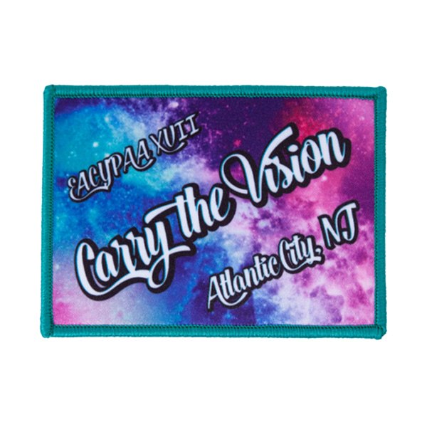 5 Inch Dye Sublimated Patches  Imprinted with Logo (Q906011)