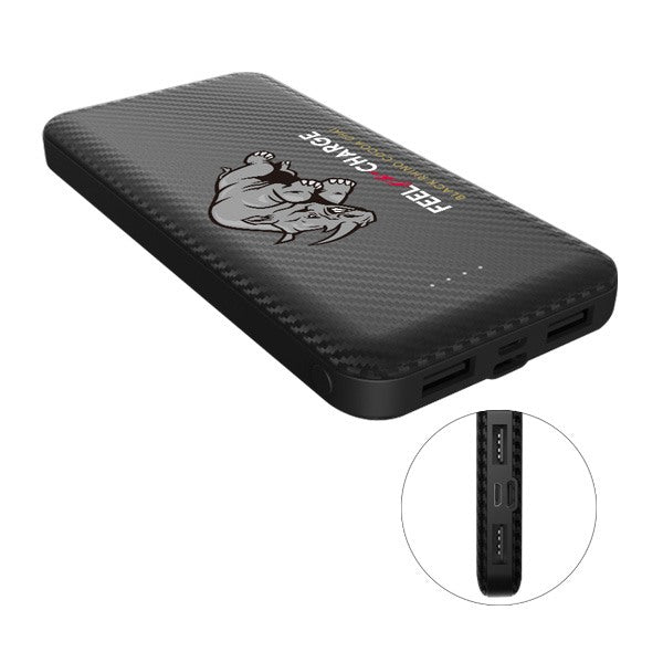 Hegewisch Carbon Fiber Power Bank 10000  Imprinted with Logo (Q908422)
