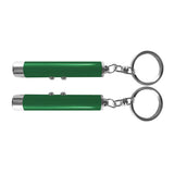 Dual Function Laser Pointers And Led Flashlight Keychain (Q912011)