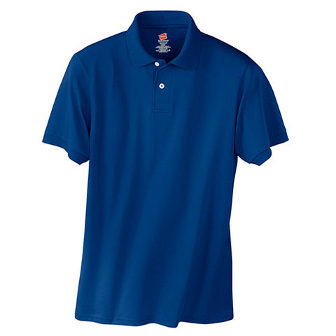 Hanes® EcoSmart® Jersey Knit Sport Shirt (5.2oz.) - Polo Shirts with ...