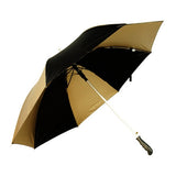 The 56 Inch Arc Black-Metallic Gold Auto Open Umbrella (Q917422)