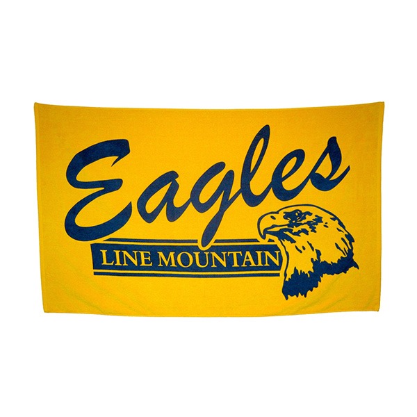 35 x 60 15Lb. Velour Hemmed Beach Towels  Imprinted with Logo (Q919011)