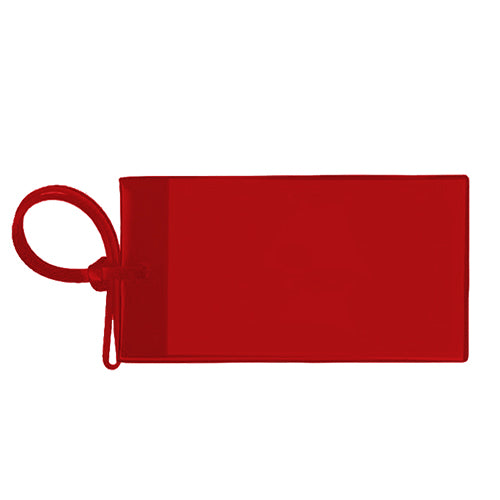 Spot Color Vinyl Bag & Luggage Tags - Business Card Insert (Q920311)