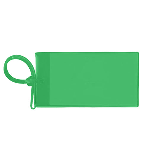 Spot Color Vinyl Bag & Luggage Tags - Business Card Insert (Q920311)