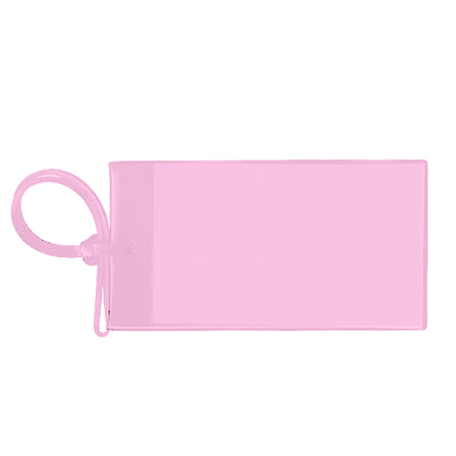 Spot Color Vinyl Bag & Luggage Tags - Business Card Insert (Q920311)