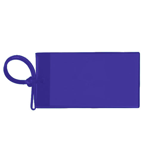 Spot Color Vinyl Bag & Luggage Tags - Business Card Insert (Q920311)