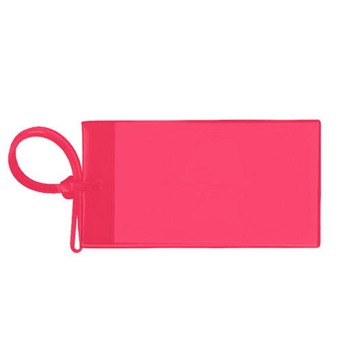 Spot Color Vinyl Bag & Luggage Tags - Business Card Insert (Q920311)