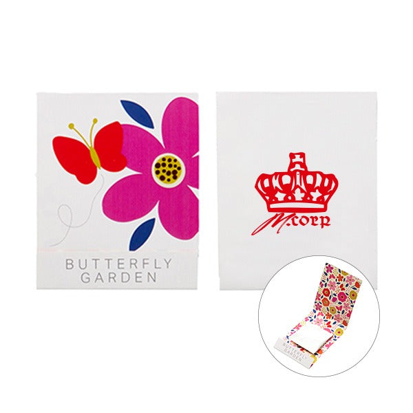 Butterfly Garden Seed Matchbook  Imprinted with Logo (Q920422)