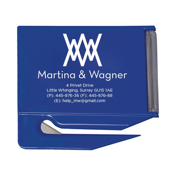 Business Card Letter Openers with Mirrors (Q921511)