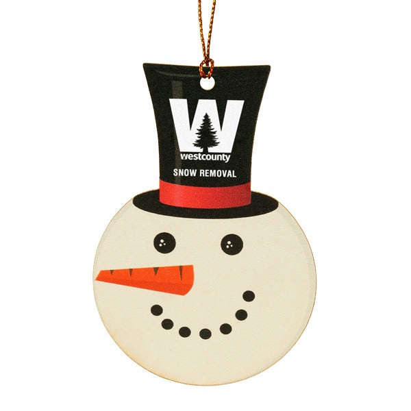 Snowman Ornaments  Imprinted with Logo (Q925911)