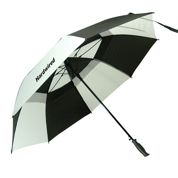 The 64 Inch Auto Open Wind Proof Golf Umbrella  Imprinted with Logo (Q927422)
