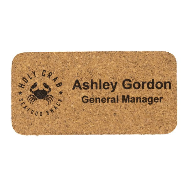 Napa Cork Name Badge - 3