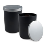 14 Oz. Black Matte Candle With LUX Box (Q931211)