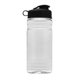 20 Oz. Clear Sports Bottle - Flip Top Lid (Q932722)