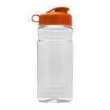 20 Oz. Clear Sports Bottle - Flip Top Lid (Q932722)
