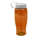 27 Oz. Poly-Pure Transparent Bottle -Tethered Lid (Q933722)