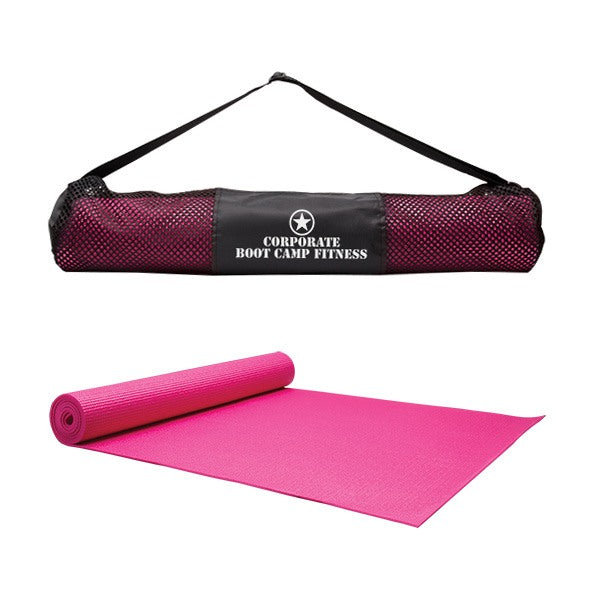 Yoga Fitness Mats & Carrying Case  Imprinted with Logo (Q939711)