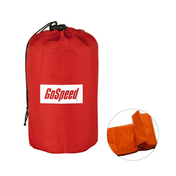 Emergency Aluminized PE Sleeping Bag  Imprinted with Logo (Q942111)
