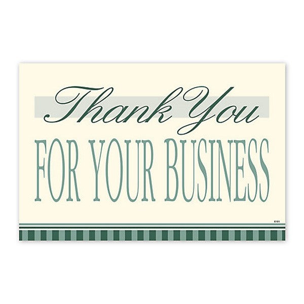 Thank You For Your Business Postcards 6" x 4" (Q943111)