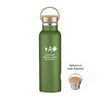 21 Oz. Liberty Stainless Steel Bottle With Wood Lid (Q943811)