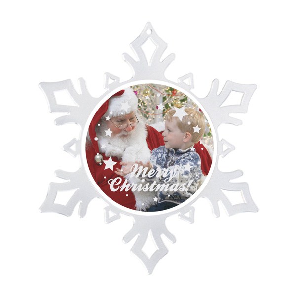 Snap-In Snowflake Ornaments  Imprinted with Logo (Q943911)