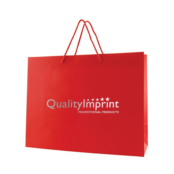 Matte Laminated Eurototes  Imprinted with Logo (Q9448)