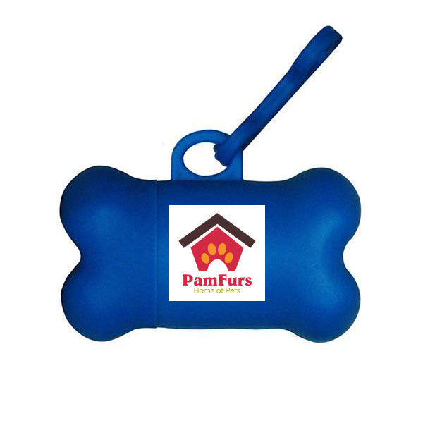Full Color Bone-Shaped Pet Waste Bag Dispenser  Imprinted with Logo (Q947511)