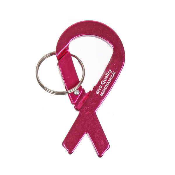 Ribbon Carabiners  Imprinted with Logo (Q950911)