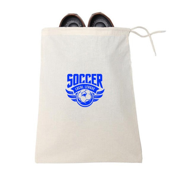 Cotton Shoe Bags  Imprinted with Logo (Q951711)