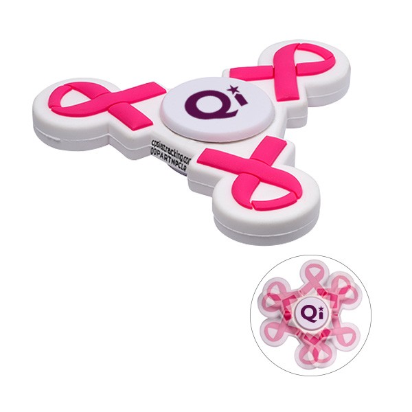 PromoSpinner™ Awareness Ribbon Spinners  Imprinted with Logo (Q953511)