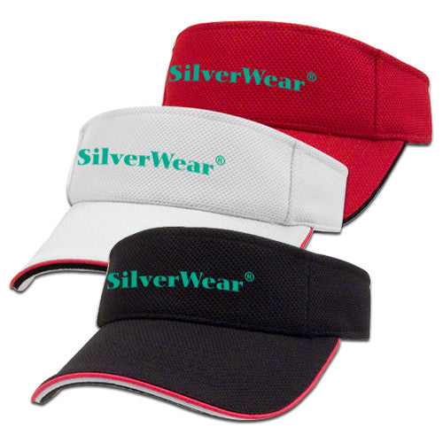 Cool Mesh Double Sandwich Visor  Imprinted with Logo (Q954235)
