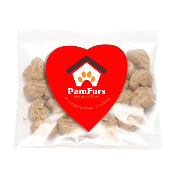Cat Treats In Bag With Heart Magnets (Q956711)
