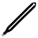 1" Cotton Lanyard with Plastic Clamshell & O-Ring (Q95714)
