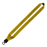 1" Cotton Lanyard with Plastic Clamshell & O-Ring (Q95714)