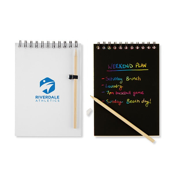 Magic Rainbow Scratch Art  Imprinted with Logo (Q958622)