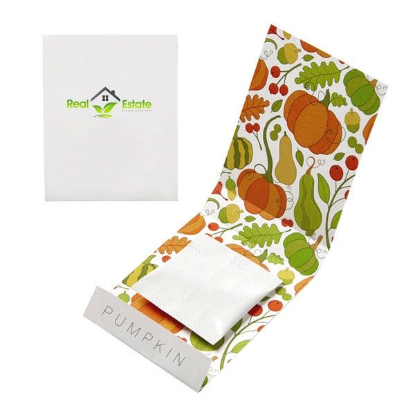 Pumpkin Seed Matchbook  Imprinted with Logo (Q960422)