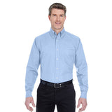UltraClub Men's Classic Wrinkle-Resistant Long-Sleeve Oxford (Q962611)