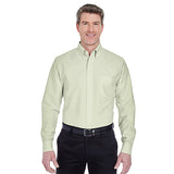 UltraClub Men's Classic Wrinkle-Resistant Long-Sleeve Oxford (Q962611)