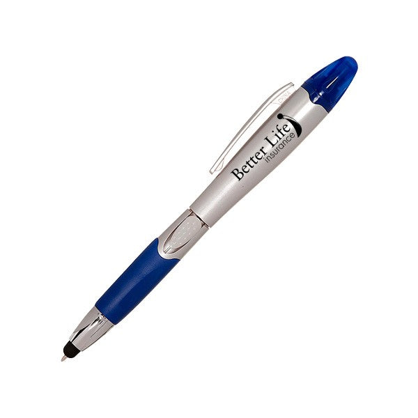 Triple Play Stylus/Pen/Highlighter  Imprinted with Logo (Q962965)