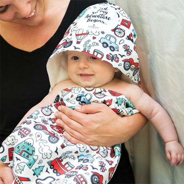 Sublimated Hooded Baby Towel (Q963211)