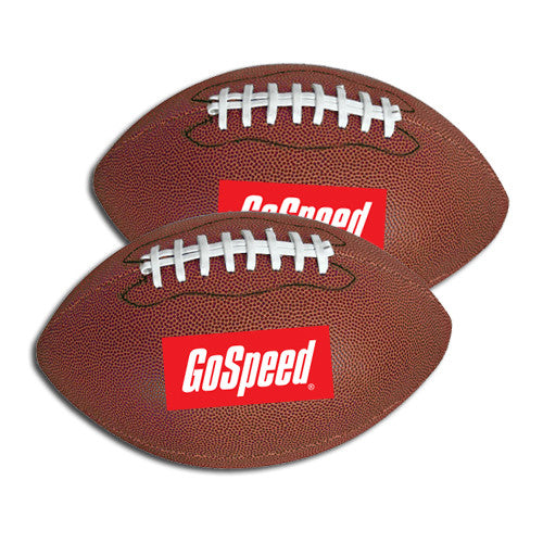Imprinted Full Size Synthetic Leather Footballs (Q965265) -  - 1
