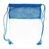 The Clear Vinyl-Mesh Drawstring Backpack (Q966422)