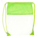 The Clear Vinyl-Mesh Drawstring Backpack (Q966422)