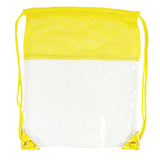 The Clear Vinyl-Mesh Drawstring Backpack (Q966422)
