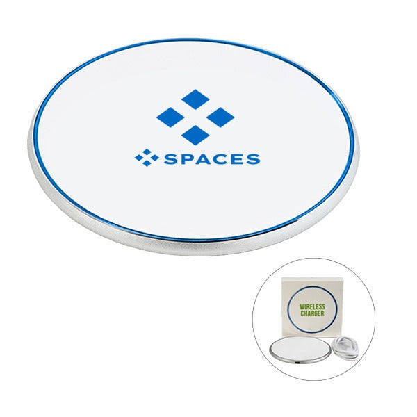 McHenry Ambient Light 10W Wireless Charger  Imprinted with Logo (Q967422)