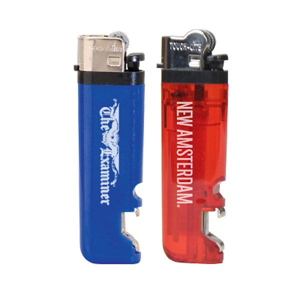 Standard Lighter With Bottle Openers  Imprinted with Logo (Q967711)