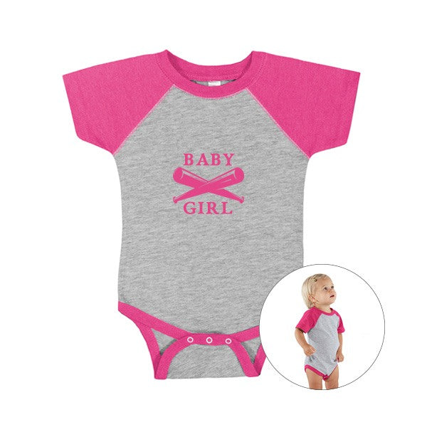 Rabbit Skins 5oz Infant Baseball Jersey Bodysuit  Imprinted with Logo (Q968911)