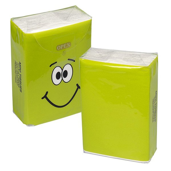 Goofi Tissue Custom Mini Tissue Packets - Goofy Group™ (Q969011) - Tissue Paper with ...