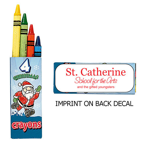 4 Pack Holiday Crayons (Q972411)